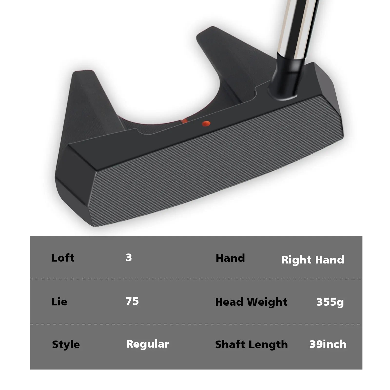 Specifications of Yamato CNC Milled Golf Putter – Length, Material, Weight, Grip, and More