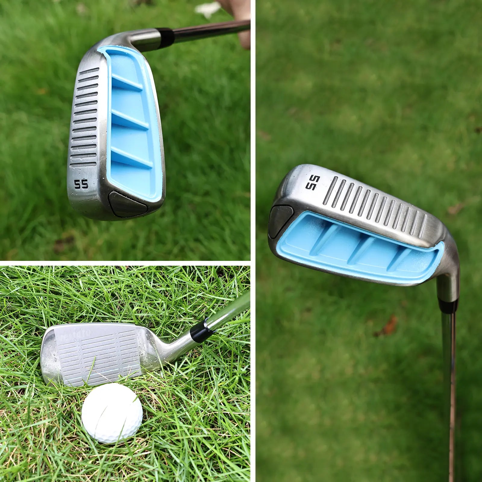 YAMATO Golf Chipper Milled Face Close-Up – Grooved for Spin and Accuracy