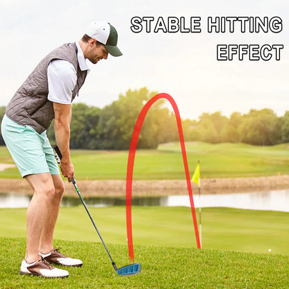 Golfer Using YAMATO Golf Chipper – Short Game Shot in Real Play