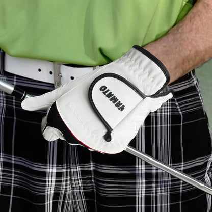 Golfer Using Yamato Glove on Course