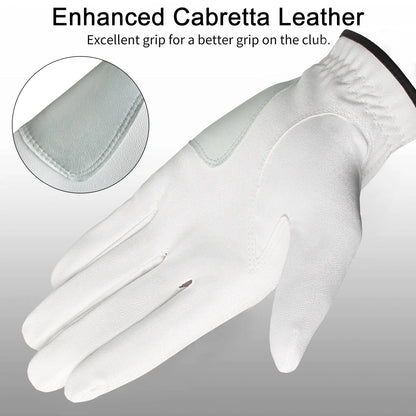 Palm View of Yamato Golf Glove with Anti-Slip Material