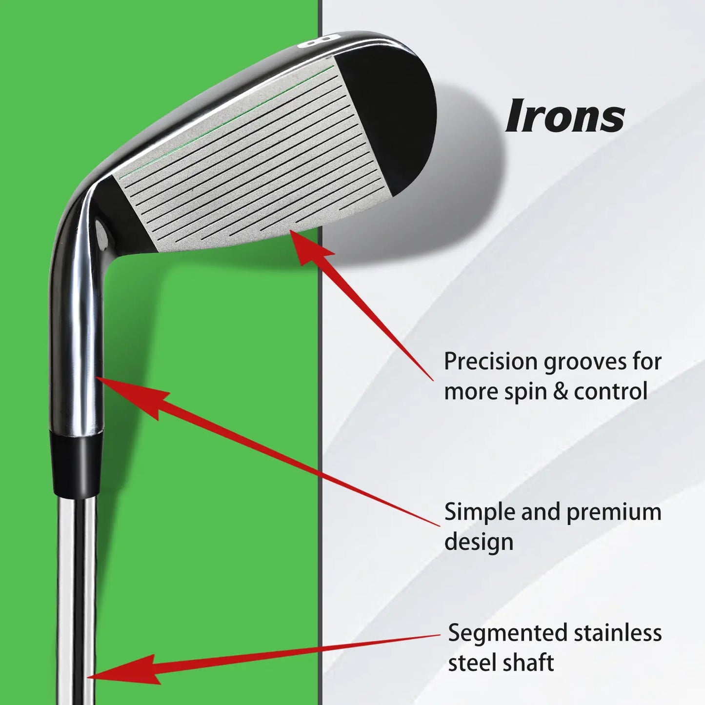 Yamato Golf Iron – Precision Milled Striking Surface