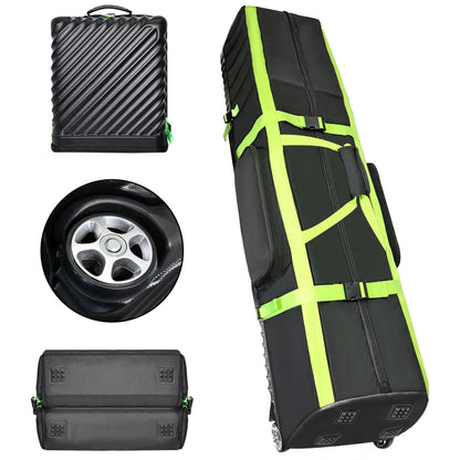 Yamato golf travel case folding demonstration - Saves space when not in use