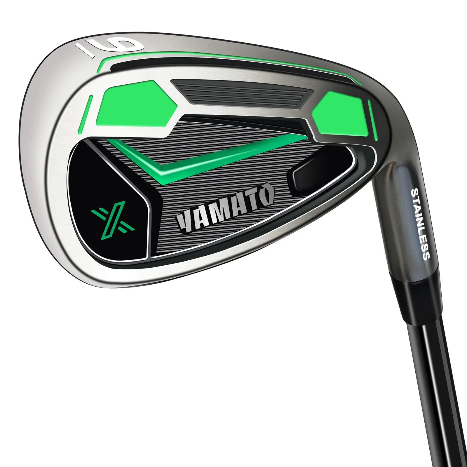 Yamato Carbon Steel 9 Iron Golf Club – Front View