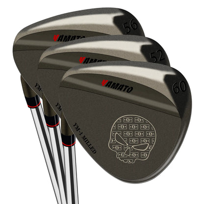 Yamato Forged Wedge Set for Left-Handed Golfers - 52 56 60 Degree Loft Options
