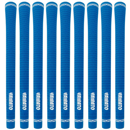 Yamato Rubber Golf Grips Set – Black/Blue 13pcs