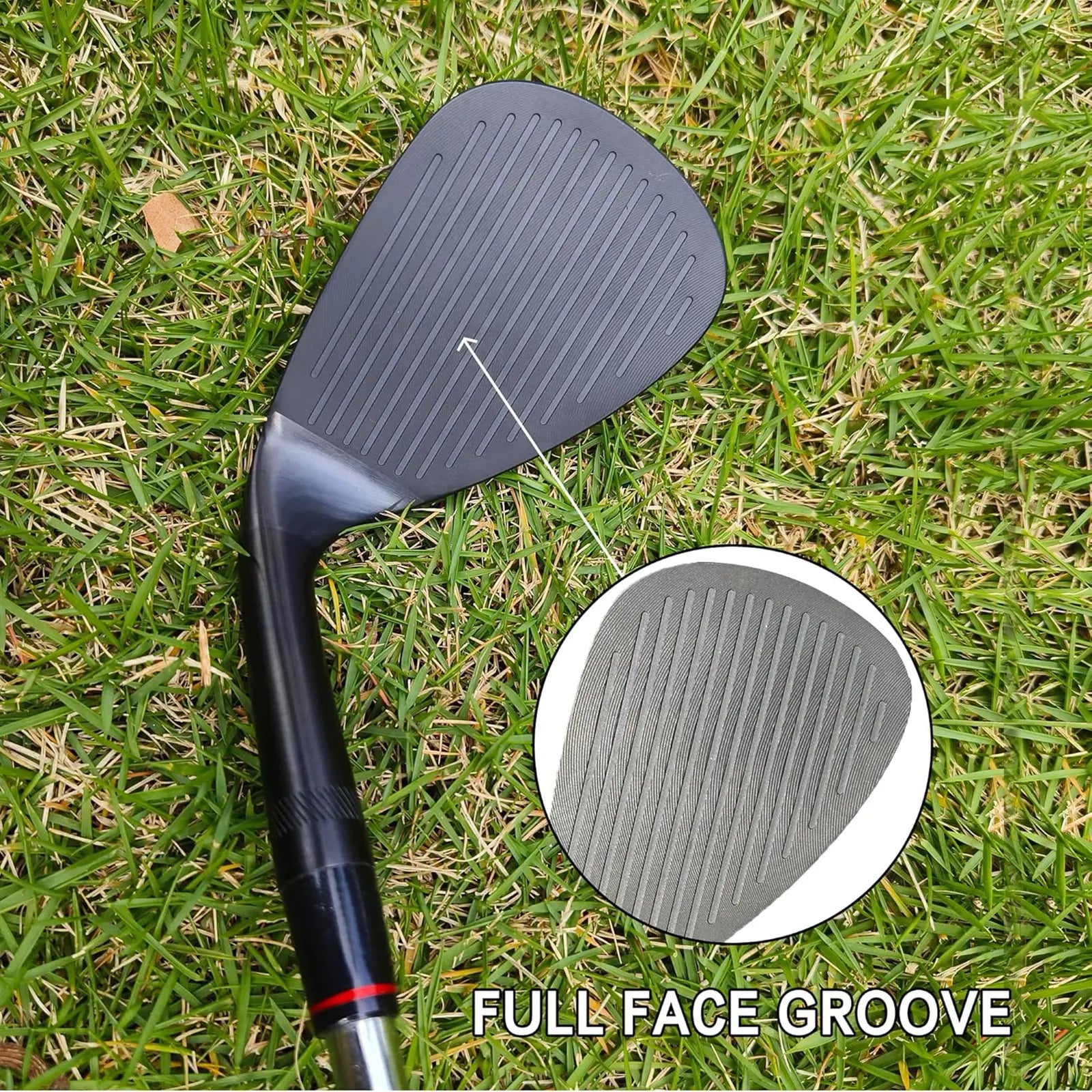 Precision milled full face grooves for maximum spin and control